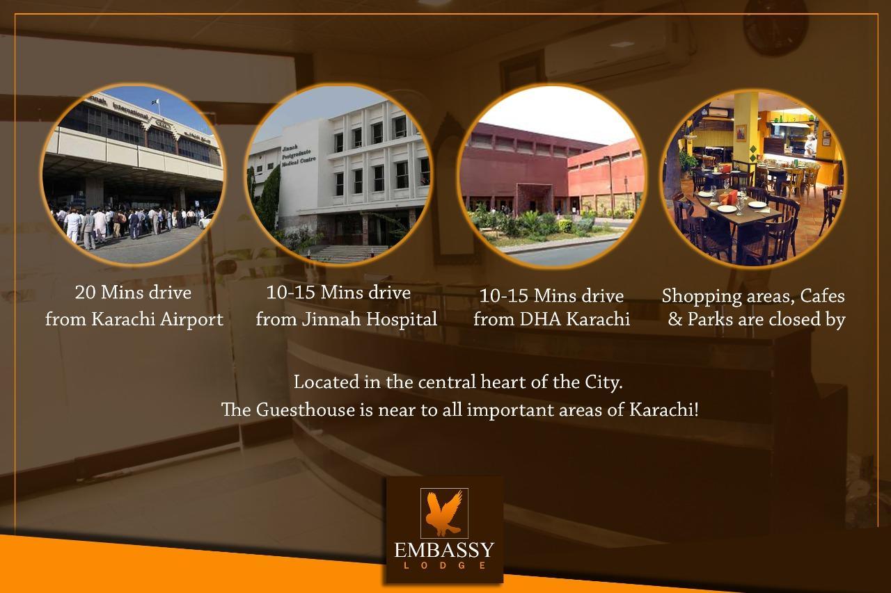 Embassy Lodge Karacsi Kültér fotó